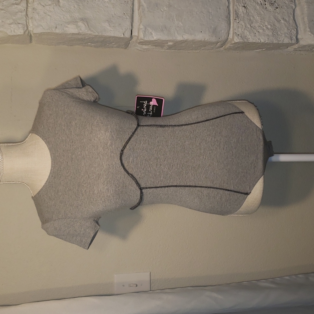 Mixed threads bodysuit